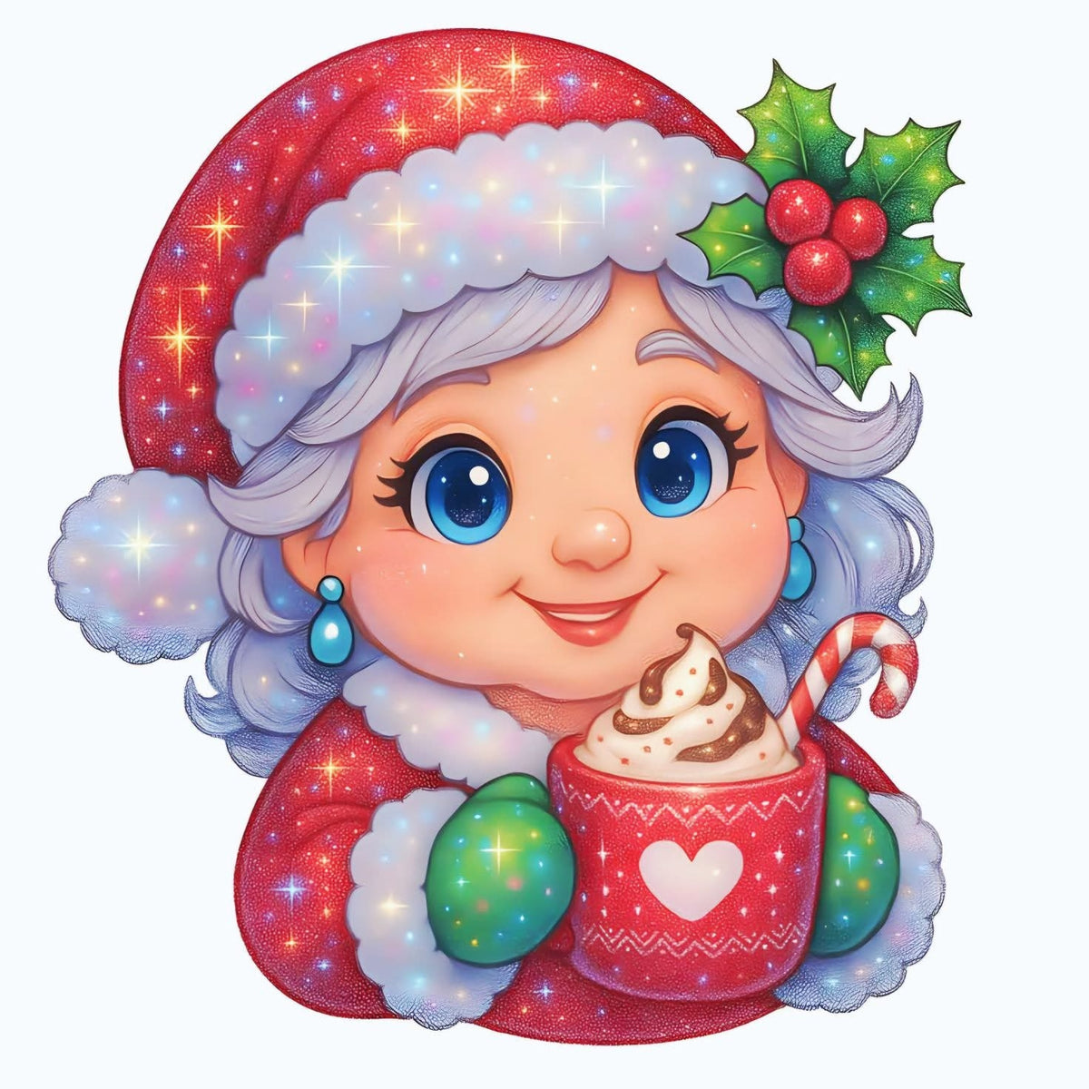 mama noel 40 x 40 sin marco