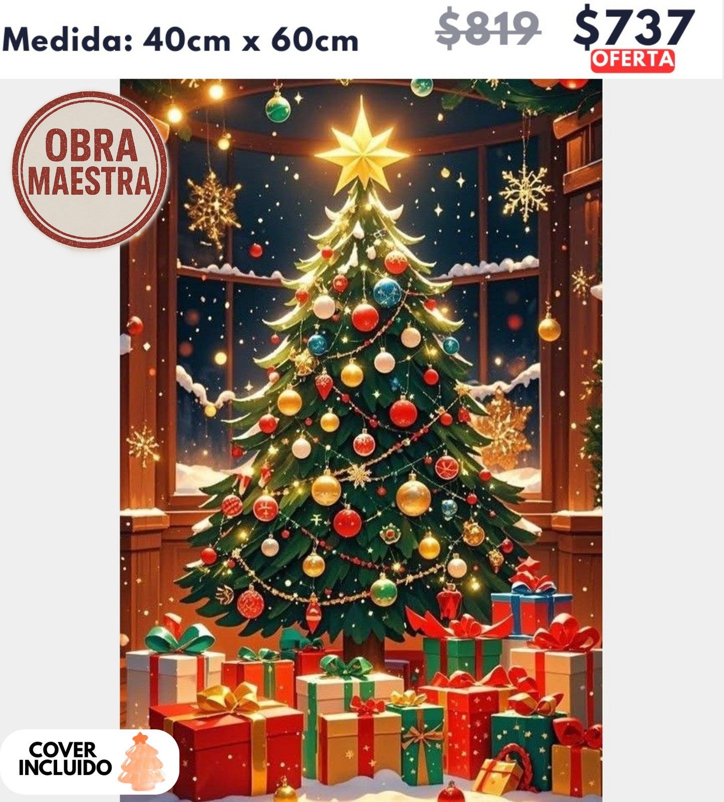 pino santa 40 x 60 OBRA MAESTRA| Aparta con $100 / Resta $637