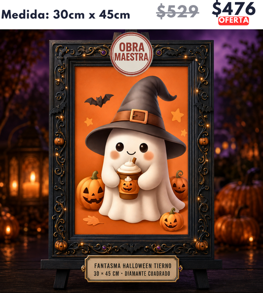 fantasma halloween tierno 30 x 45 | Aparta con $100 / Resta $376