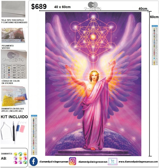 Metatron 40 x 60 (4 Diamantes AB)