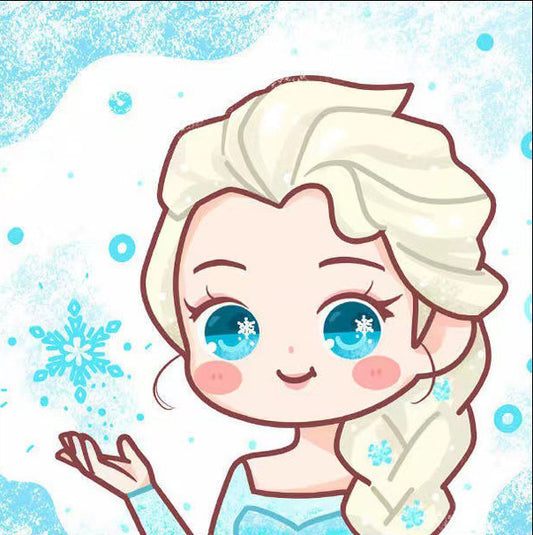 Elsa 15 x 15cm Diamante especial CON MARCO